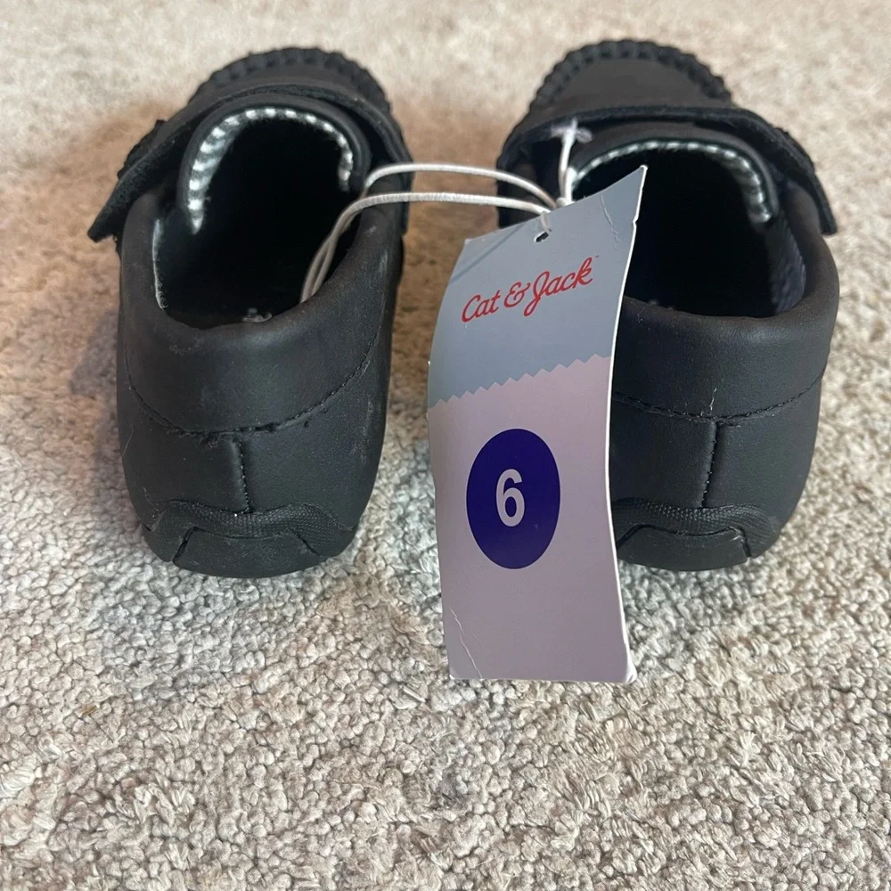 Cat & Jack Black Moccasin Kids Shoes